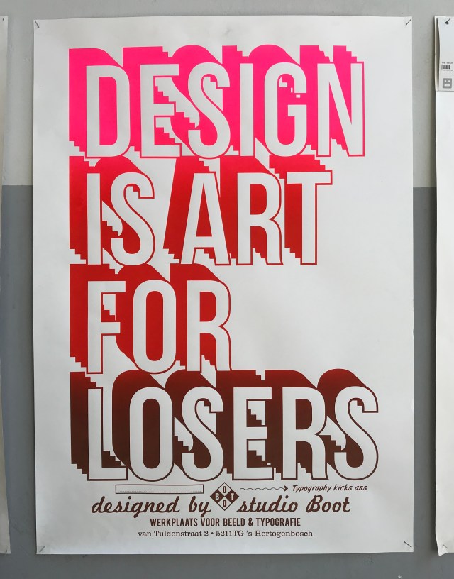 Design is art for losers